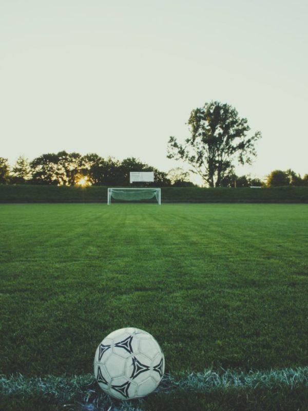 white and black soccer ball